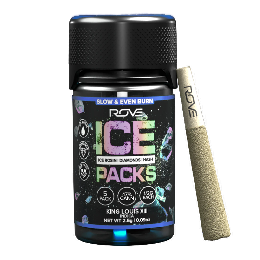 ROVE - King Louis XIII triple infused pre-rolls | .5g, 5pack Main Image