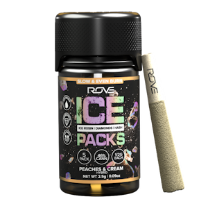 ROVE - Peaches & Cream triple infused pre-rolls | .5g, 5pack