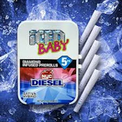 Iced - NYC Diesel - Infused Preroll 5pk - 2.5G