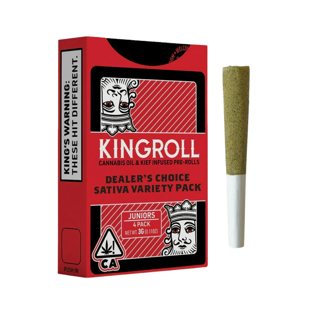 Kingroll - Dealers Choice Variety Mix #9 (S) | .75g 4pk Infused Prerolls | Kingroll Main Image