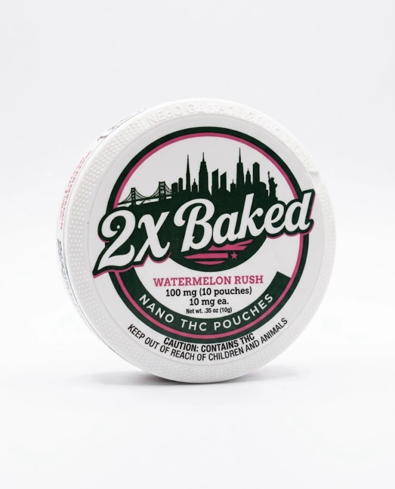2x BAKED - 2x Baked | Watermelon Rush | 10MG/10PK Nano pouch Main Image