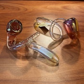 Silver & Gold Fume Curley Pipe - WDR