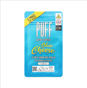 PUFF - Puff - Blue Cheese - 24.01% THC - .5g 5pk - Pre-Roll