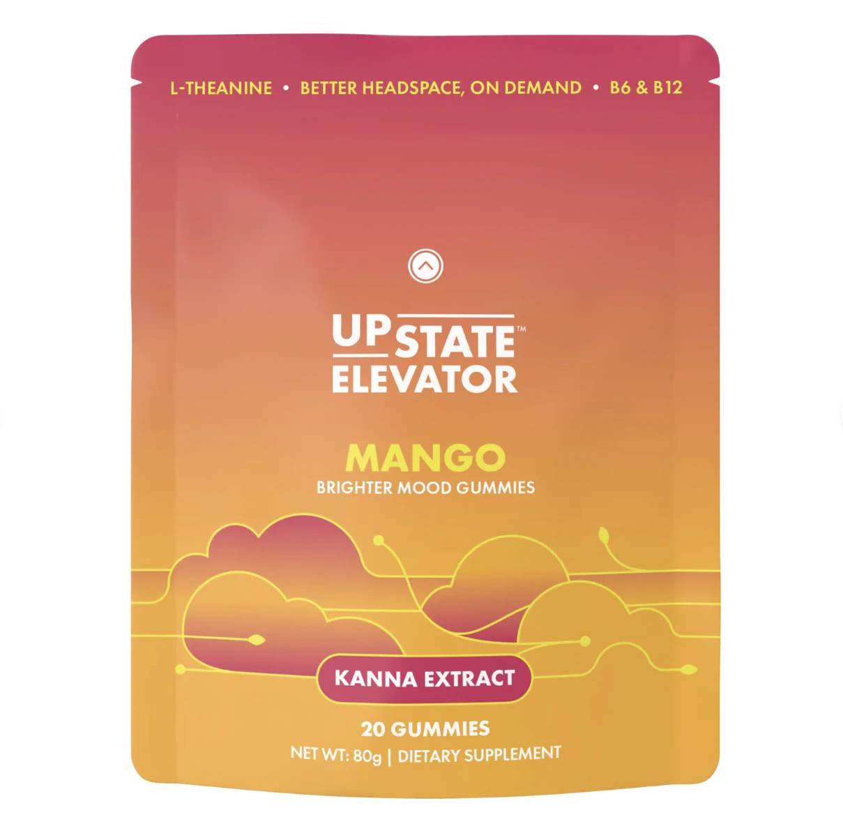 Upstate Elevator - Upstate Elevator Gummies Mango Brighter Mood 20pk Main Image