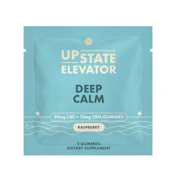 Upstate Elevator Gummies Deep Calm Raspberry Gummy 2pk