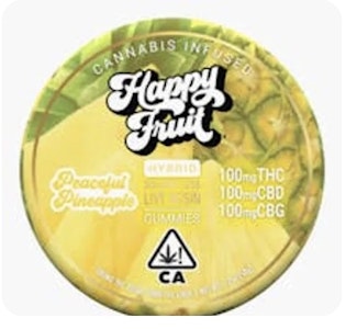 HAPPY FRUIT - Happy Fruit - Peaceful Pineapple - 100mg 