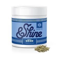 &SHINE - Black Afghan | Pre-Pack | Select Grind |7g |&Shine | Indica Main Image