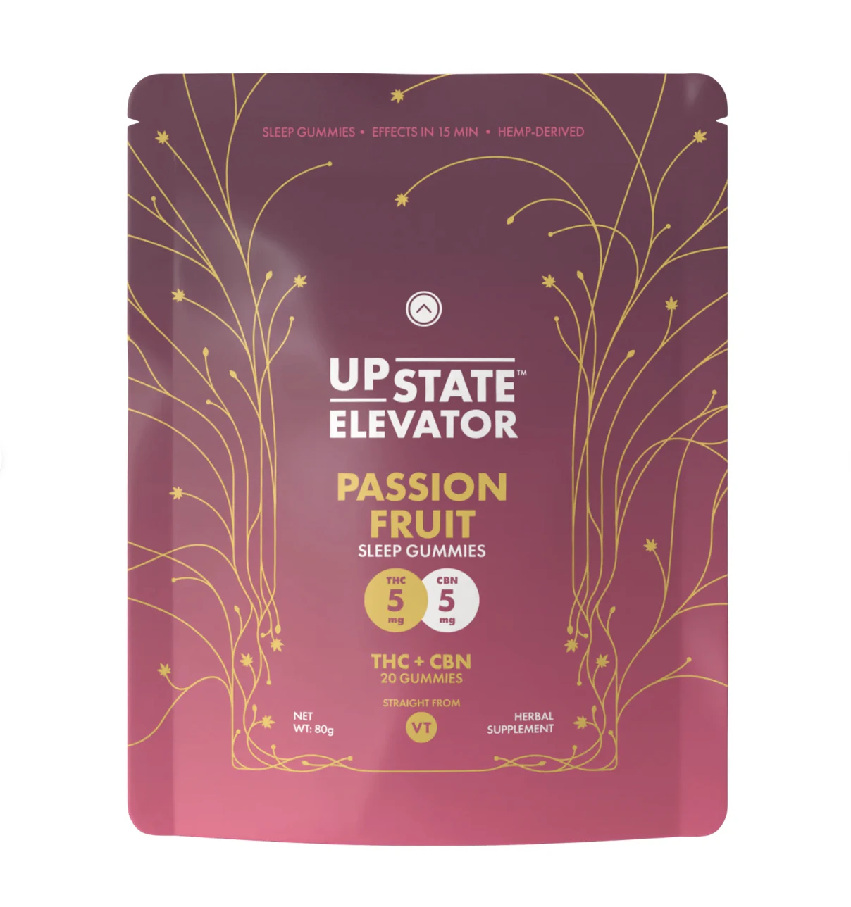 Upstate Elevator - Upsate Elevator Sleep Gummies - Passion Fruit  20pk Main Image