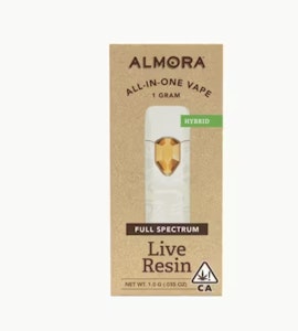 ALMORA FARMS - Almora Farm - Bubble Bath - Live Resin AIO - 1g - (Hybrid)