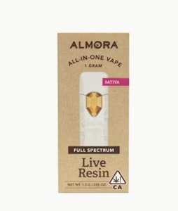ALMORA FARMS - Almora Farm - Twisted Citrus - Live Resin AIO - 1g (Sativa)