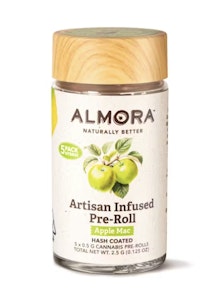 ALMORA FARMS - Almora - Apple Mac - 5pk Artisan Infused Prerolls - (Hybrid)