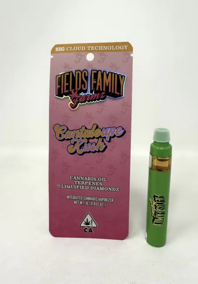 Fields Family Farmz - Fields Family Farmz - Cantaloupe Kush 1g Liquified Diamondz THC-A All In One Main Image