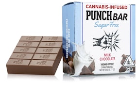 Punch - Milk Chocolate - SUGAR FREE PunchBar - 100mg THC - (Hybrid)
