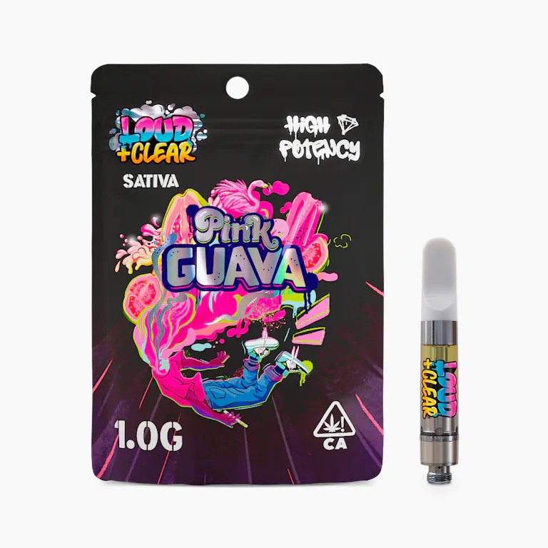 Loud and Clear | Vape Cartridge Pink Guava 1g