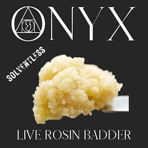 ONYX - 1.0G Ice Cream Cake Live Rosin Cold Cure Badder