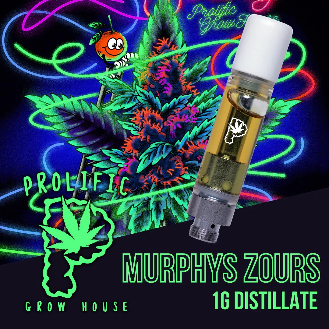 Prolific Growhouse - Murphy's Sourz 1g Vape Main Image