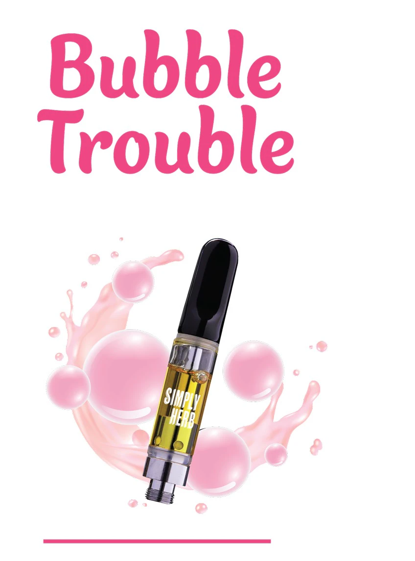 Simply Herb - Simply Herb-Bubble Trouble-Distillate Cart-1.00g Main Image