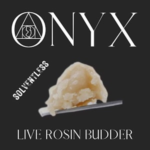 ONYX - 1.0G Mellow Z Live Rosin Budder 