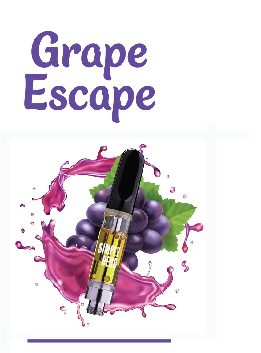 Simply Herb - Simply Herb-Grape Escape-Distillate Cart-1.00g Main Image