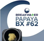 Breakwater | Concentrate | Papaya BX #62 | Live Hash Rosin | .5g