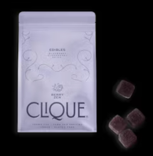 Clique | Edibles | Berry Zen | Pates De Fruits | 10pk 100mg