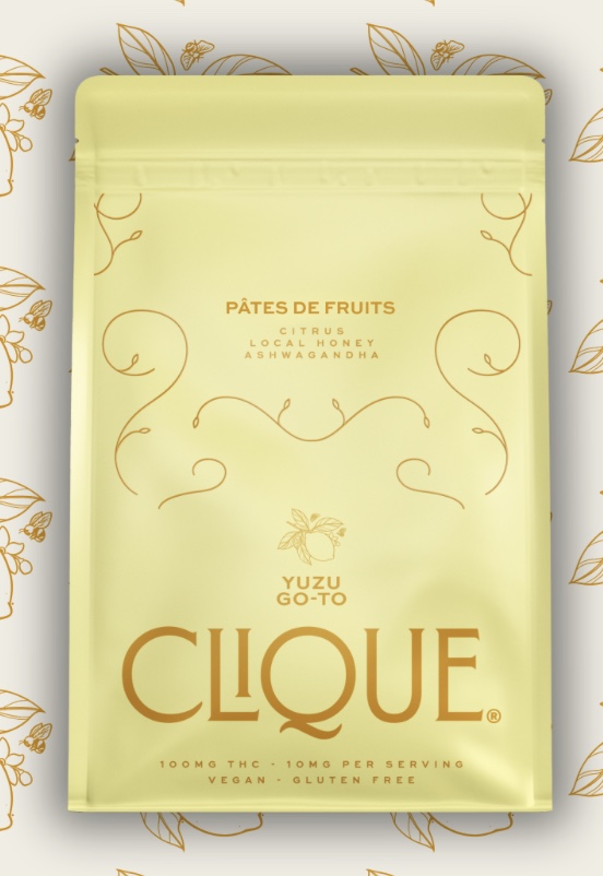 Clique | Edibles | Yuzu Go To | Pates De Fruits | 10pk 100mg