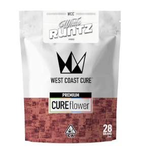West Coast Cure - WCC White Runtz Runtz Flower (H) 28g
