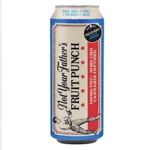 Pabst (PBR) - Pabst - Not Your Father's Fruit Punch - Live Resin Beverage - 100mg THC + 20mg CBG