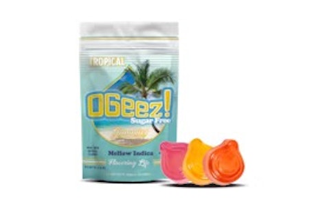 OGEEZ - Tropical Sugar Free  Indica 100 mg