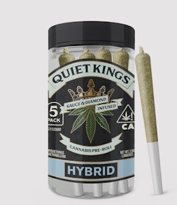 Quiet Kings - Quiet Kings - Orange Gelato - 5pk Infused Prerolls - (Hybrid)