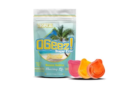 OGEEZ - Tropical Sugar Free  Sativa 100 mg