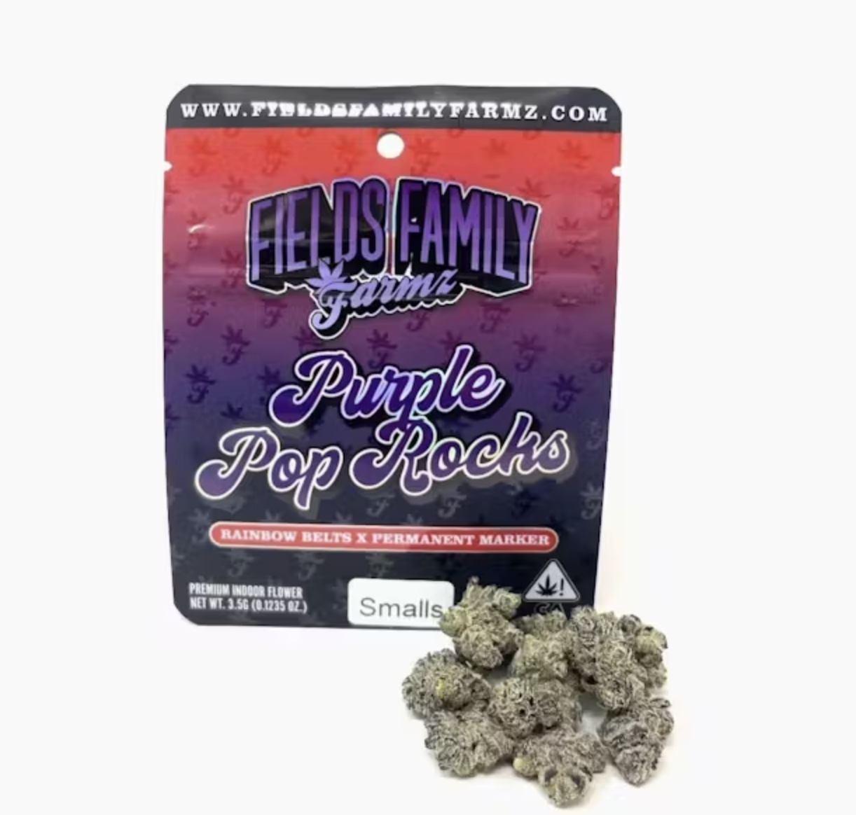 Fields - Purple Pop Rocks - 3.5 Bag