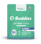 Buddies - Live Resin Gummies Blueberry