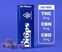 Drops - Black Current - 100mg Edible (20pc)