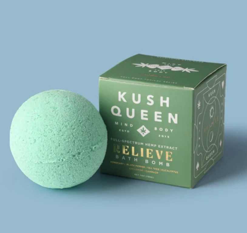 Kush Queen - Kush Queen - Relieve Bathbomb - Lemon OZ Kush Main Image