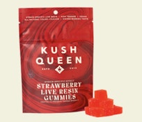 Kush Queen - Strawberry Live Resin Gummies - Strawberry Bliss