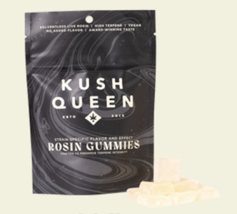 KUSH QUEEN - Kush Queen - Riddlez - Solventless Live Rosin Gummies - 100mg THC - 10ct - (Hybrid)