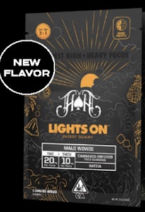 HEAVY HITTERS - Heavy Hitters - Maui Wowie - LIGHTS ON Gummies - 100mg THC - 50mg THCV - 5ct - (Sativa) 