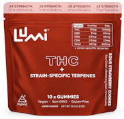 Lumi Gummies 10mg x 10pck Sour Strawberry Cookies