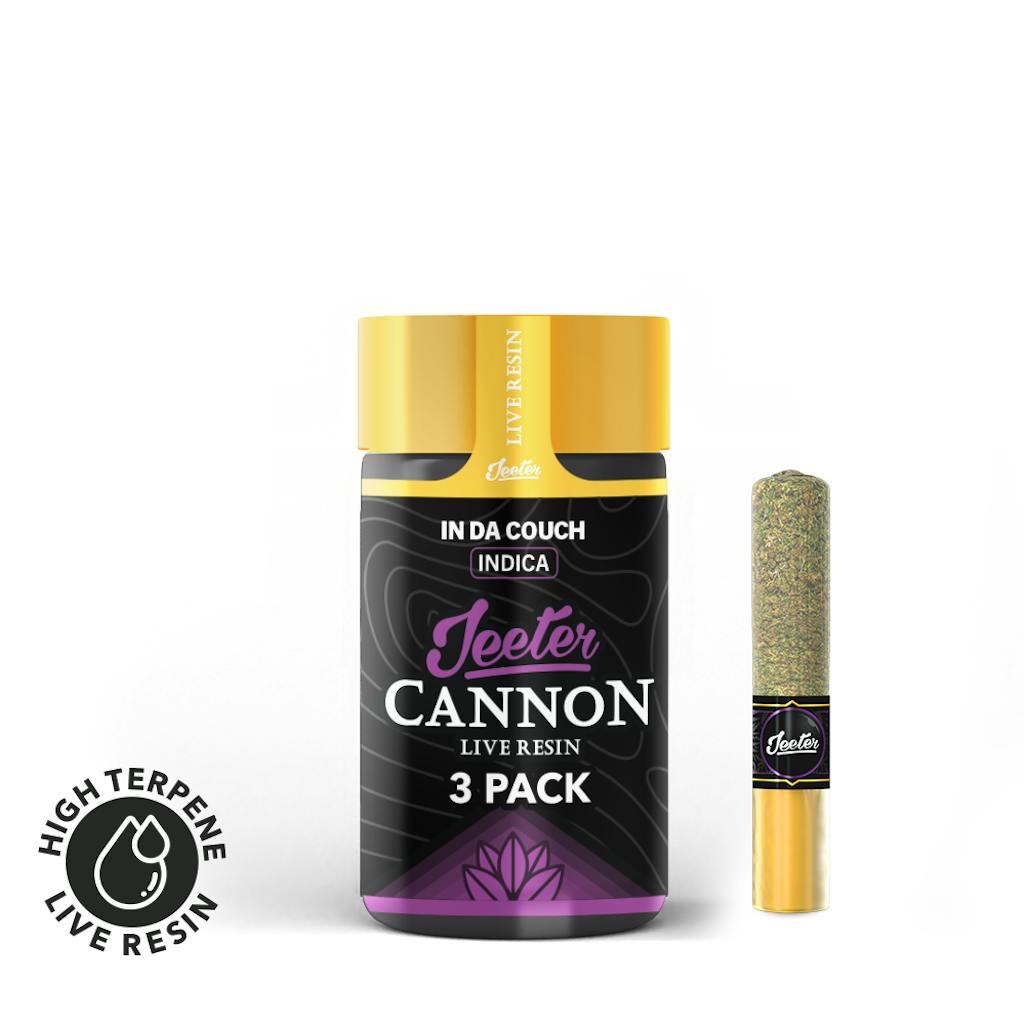 Jeeter In Da Couch Live Resin Infused 3-Pack Pre-Rolls 1.5g