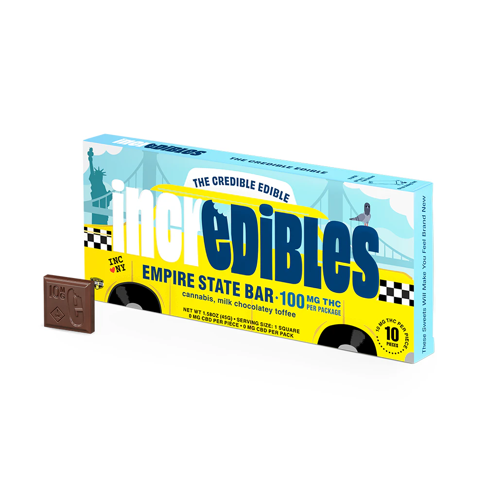 incredibles - Incredibles | Edible | Chocolate - Empire State Bar | 100mg,10 Main Image