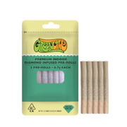 Green Line Infused 5pk Prerolls 3.5g Papaya x 33