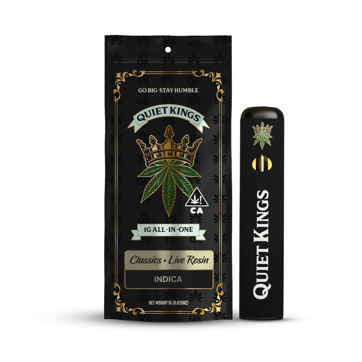 Quiet Kings - GG#4 (I) | 1g Live Resin AIO Vape | Quiet Kings Main Image