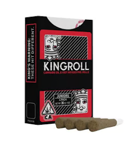 KING ROLL - King Roll - 0.75g 4pk (3g) Infused Pre-Roll Pack - Cannalope AK w/ Cannalope Kush
