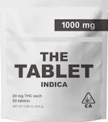 The Tablet - Indica - 1000mg THC - 50pk