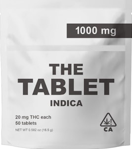The Tablet - The Tablet - Indica - 1000mg THC - 50pk