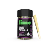 Lime - Ultra Infused - Bubba Yum (I) - 5pk - Infused Joint - 3g