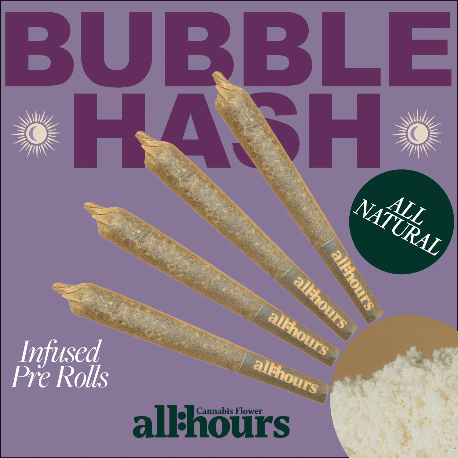 all:hours - all:hours Air HDZ Bubble Hash Infused Shorties 41182 Main Image