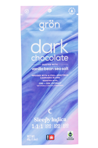 GRON - Gron Vanilla Bean Dark Chocolate 1:1:1 100mg