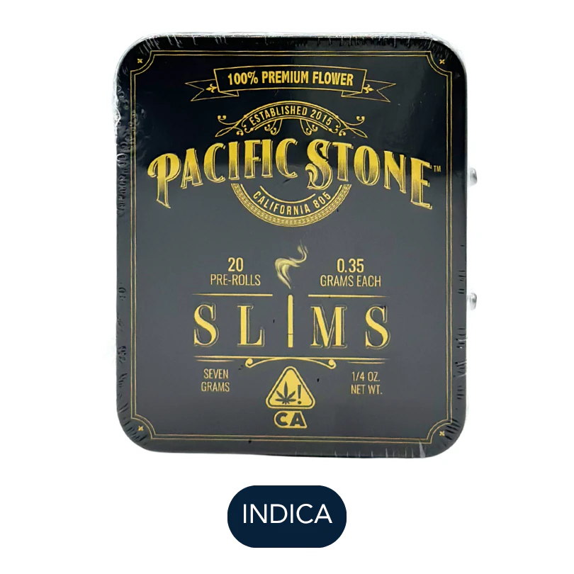 Pacific Stone - Pacific Stone - Slims - Indica blend - Preroll Pack - 20pk - 7.0g Main Image